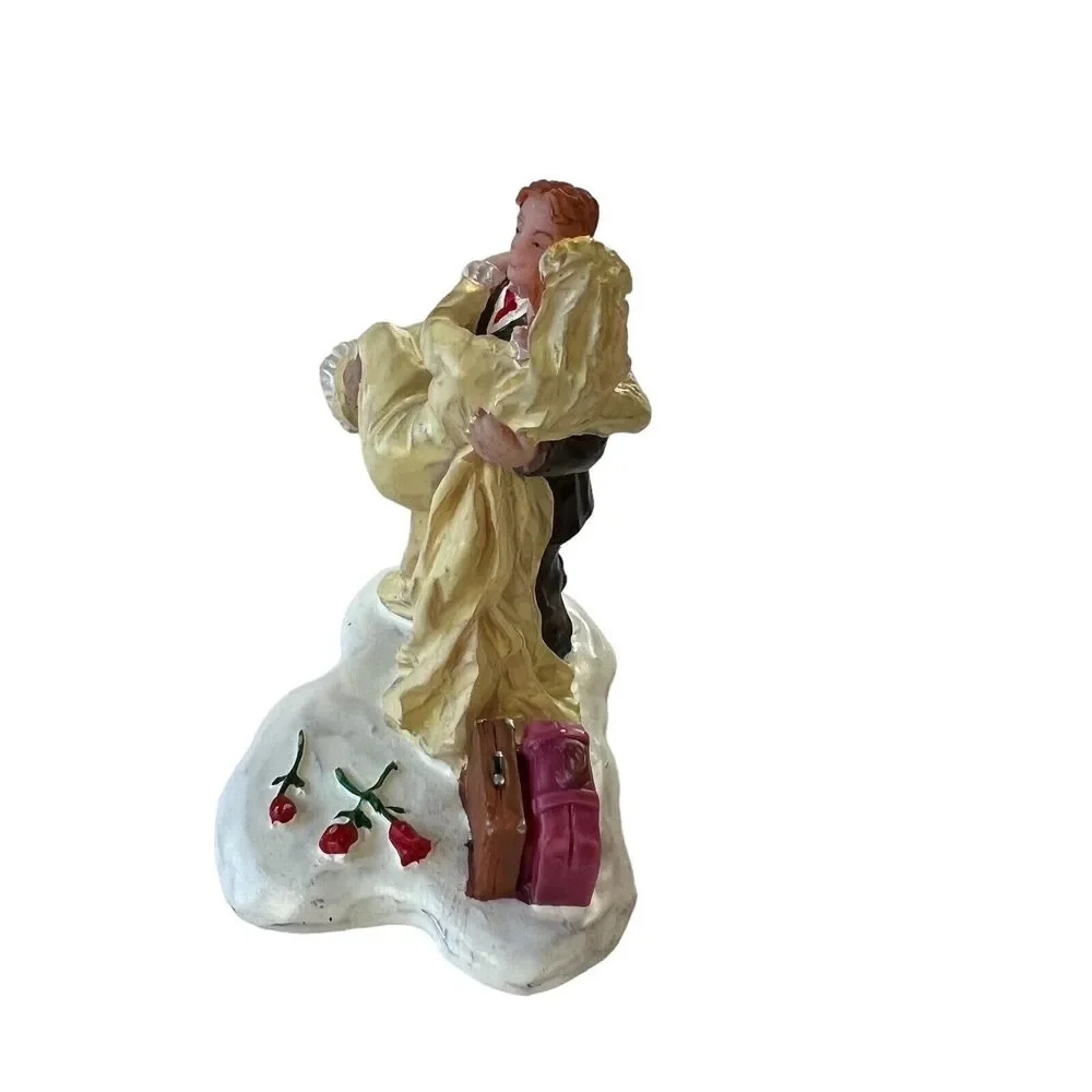 Lemax 2004 Just Married Couple Caddington Village Vintage Romantic Wedding Love